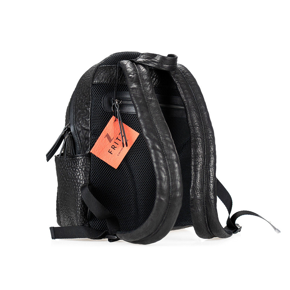New Zealand Black - Elephant Leather Backpack - Fritz - Limitless